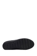 Woman Black Zippered Leather Comfort Boots | Derimod