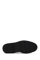 Male Black Leather Casual Chelsea Boots | Derimod