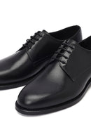 Men's Black Lace-Up Leather Classic Shoe | Derimod