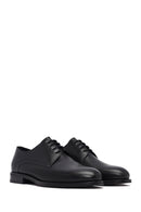 Men's Black Lace-Up Leather Classic Shoe | Derimod