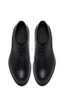 Men's Black Lace-Up Leather Classic Shoe | Derimod