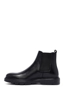 Male Black Leather Chelsea Boots | Derimod