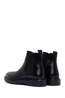 Male Black Leather Chelsea Boots | Derimod