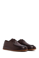 Men's Brown Lace Up Leather Casual Shoes | Derimod