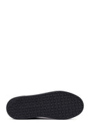 Men's Black Lace Up Leather Sneakers | Derimod