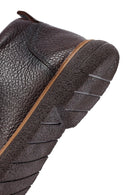 Men's Brown Lace-Up Leather Casual Boots | Derimod