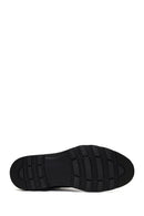 Men's Black Zippered Leather Casual Boot | Derimod
