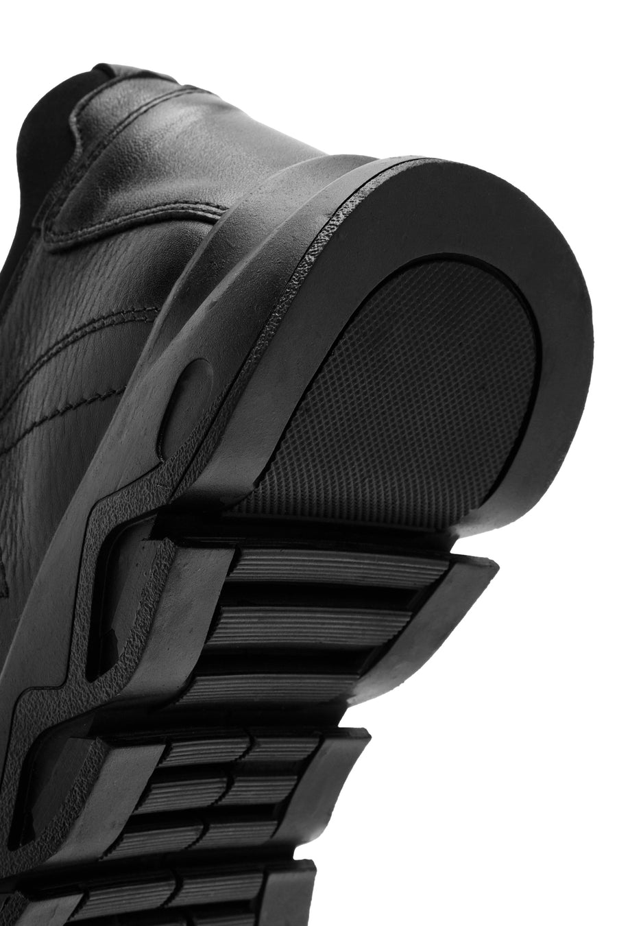 Men's Black Lace Up Leather Casual Shoes