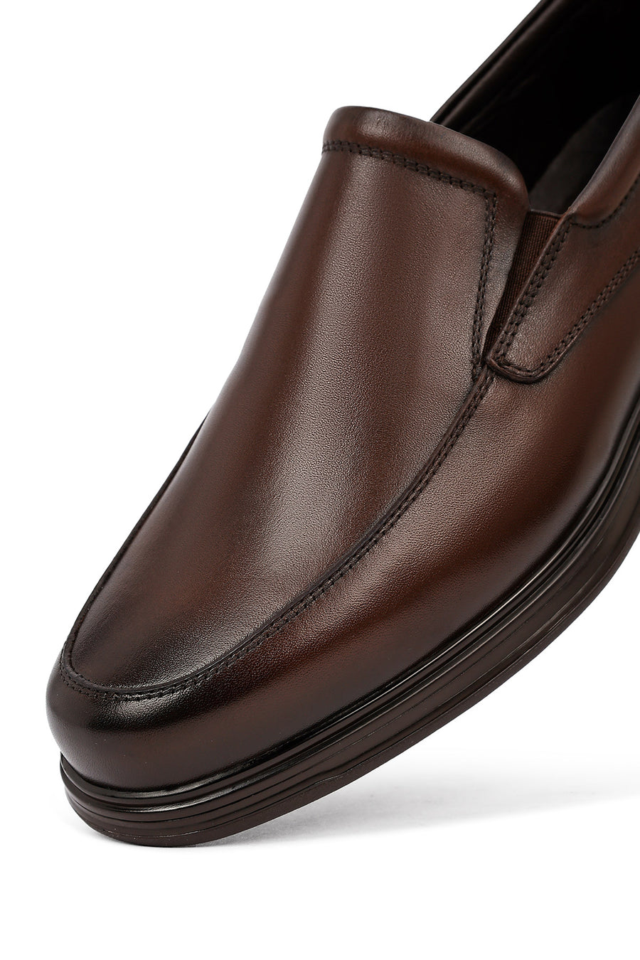 Erkek Kahverengi Deri Casual Loafer