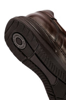 Men's Brown Lace-Up Leather Casual Sneakers | Derimod