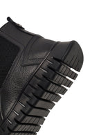 Men's Black Thick-Soled Leather Chelsea Boot | Derimod