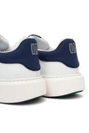 Erkek Beyaz Bağcıklı Kalın Tabanlı Deri Sneaker | Derimod