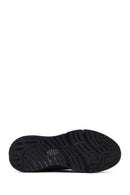 Derimod Zero Men's Grey Thick-Soled Lace-Up Fabric Sneakers | Derimod