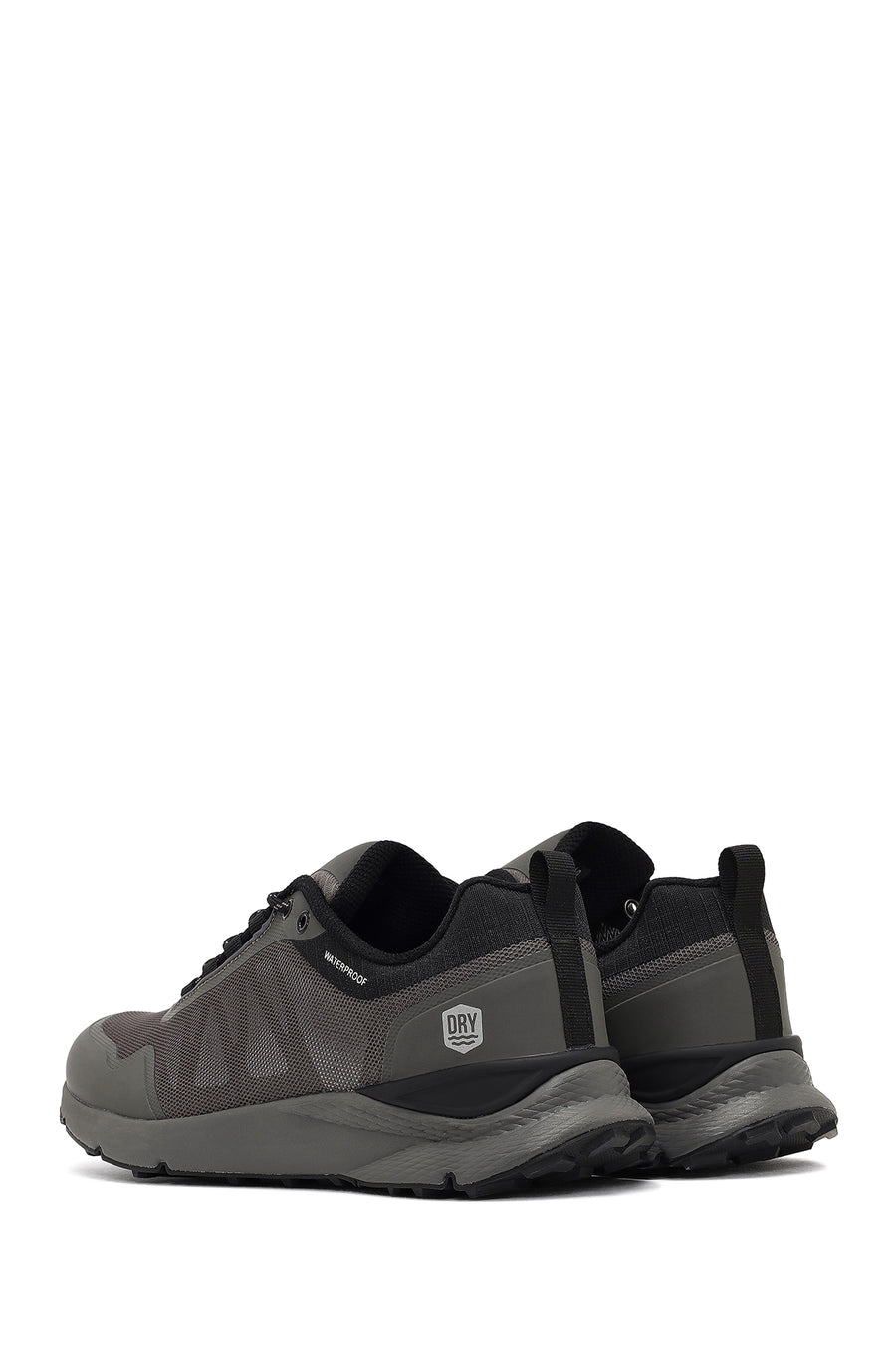 Derimod Dry Erkek Gri Bağcıklı Kumaş Sneaker