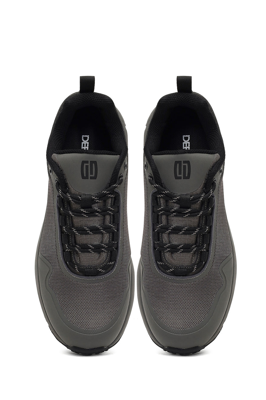 Derimod Dry Erkek Gri Bağcıklı Kumaş Sneaker