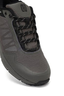 Derimod Dry Erkek Gri Bağcıklı Kumaş Sneaker | Derimod