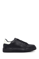 Men's Black Lace-Up Thick-Soled Sneaker | Derimod