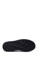 Men's Black Lace-Up Thick-Soled Sneaker | Derimod