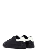 Men's Black Lace-Up Thick-Soled Sneaker | Derimod