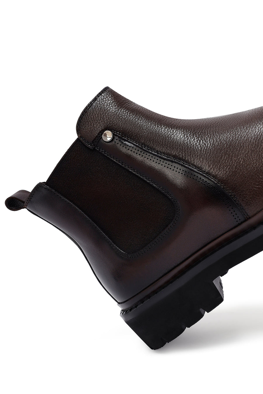 Male Brown Leather Chelsea Boots