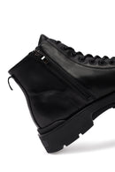 Men's Black Zippered Leather Casual Boot | Derimod