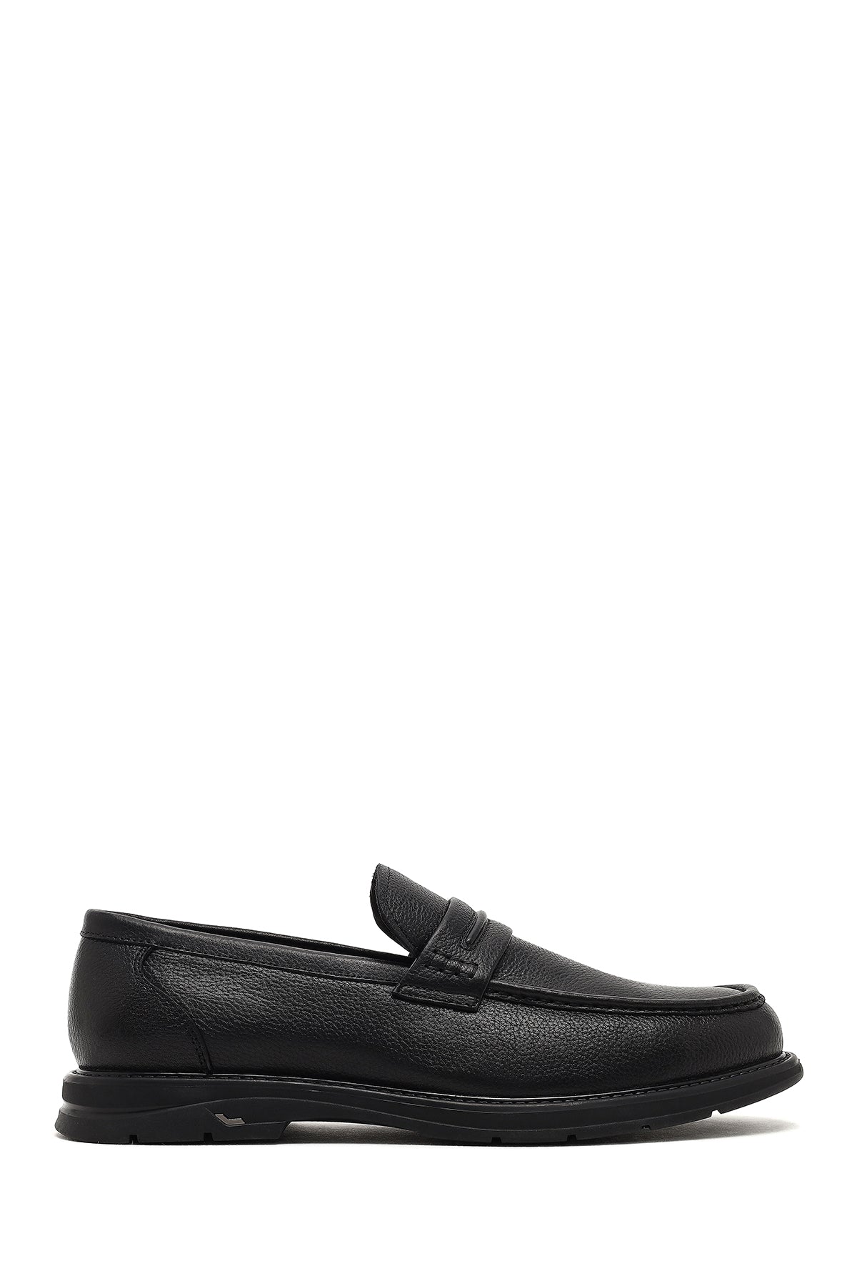 Erkek Siyah Deri Loafer 25WFD696518 | Derimod