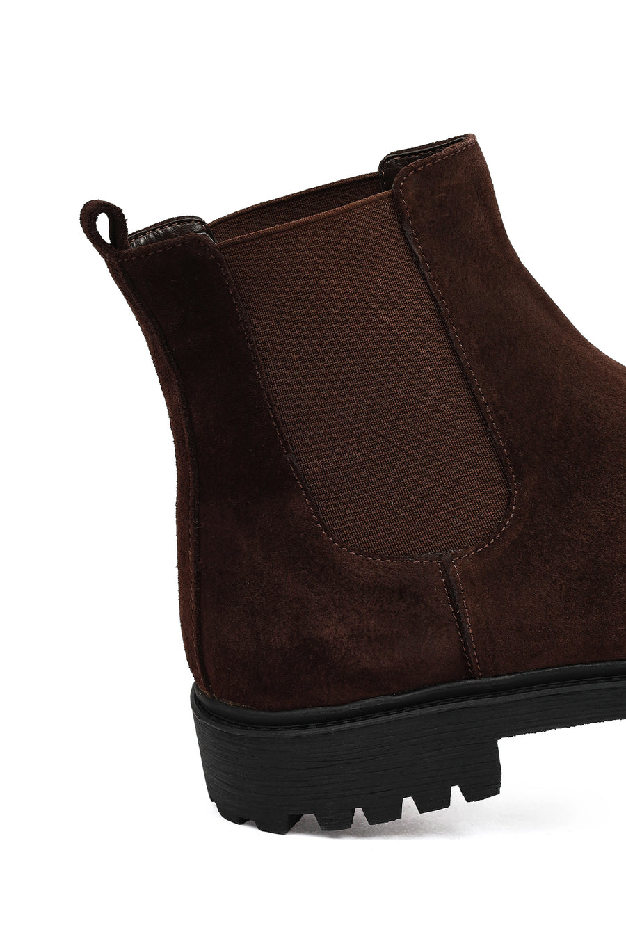 Men's Brown Suede Leather Chelsea Boots