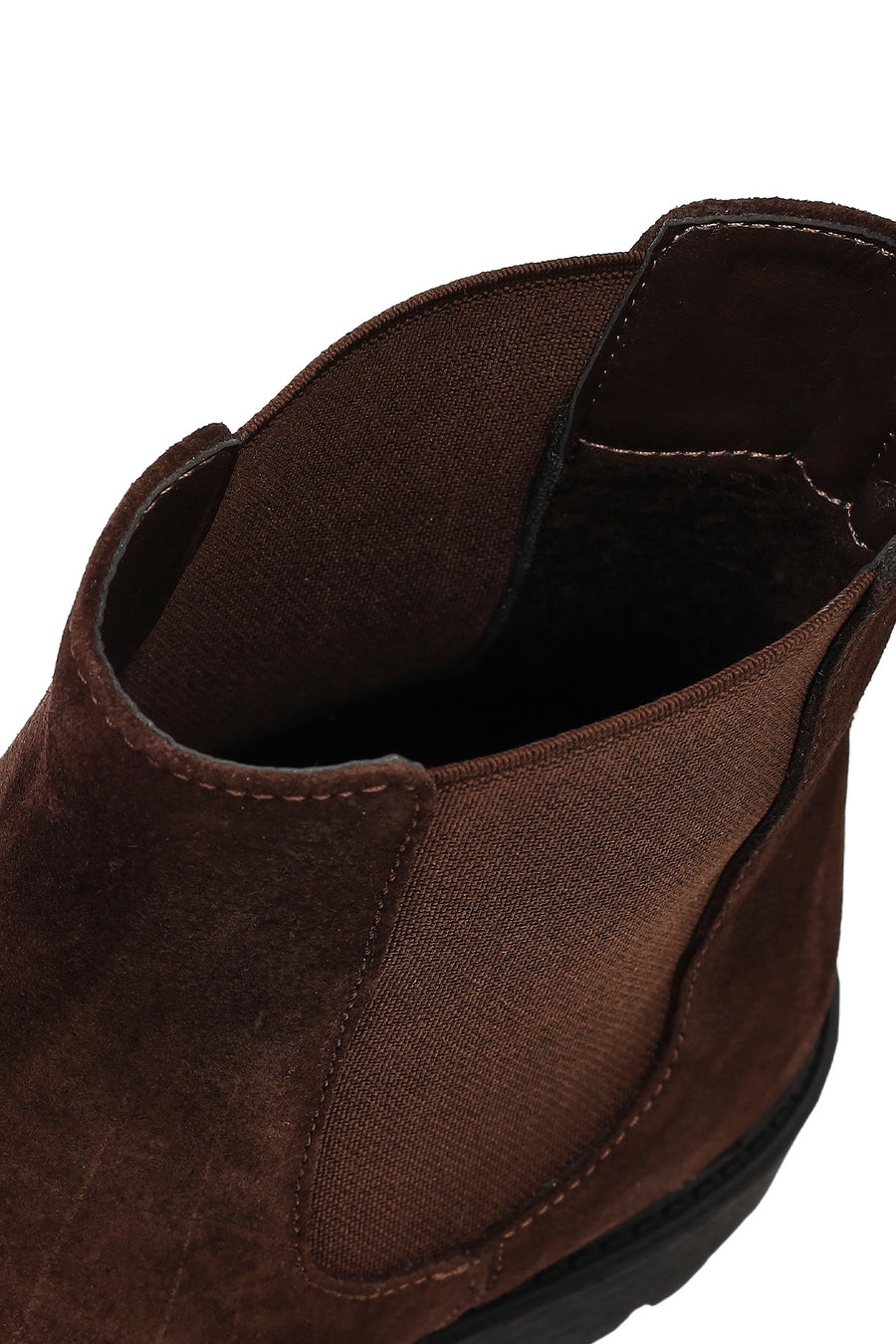 Men's Brown Suede Leather Chelsea Boots