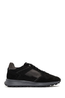 Men's Black Lace-Up Leather Sneaker | Derimod