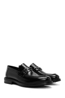 Erkek Siyah Deri Klasik Loafer | Derimod