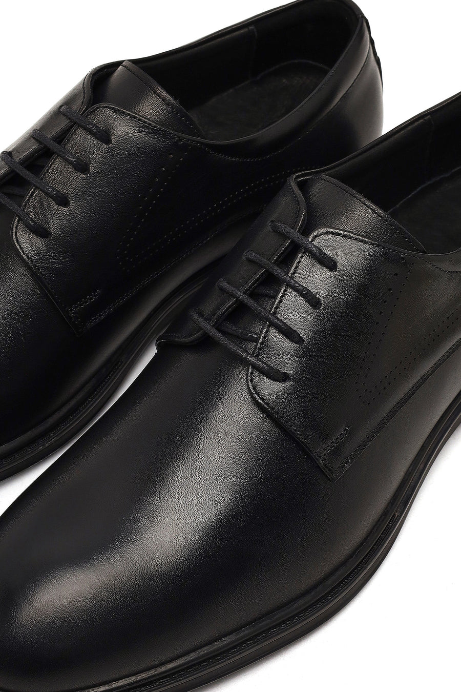 Derimod Fly Men Black Lace-up Leather Casual Shoes