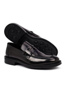 Erkek Siyah Deri Casual Loafer | Derimod
