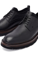 Men's Black Lace-up Leather Casual Shoes | Derimod