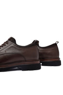 Men's Brown Lace-Up Leather Casual Shoes | Derimod