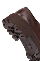 Men's Brown Lace-Up Thick-Soled Leather Casual Shoes | Derimod