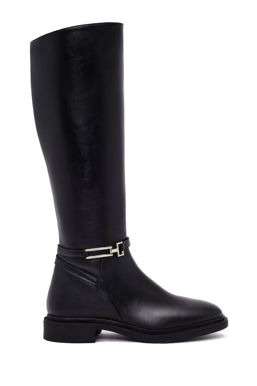 Women's Black Zippered Boot 25WFE251718 | Derimod