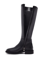 Women's Black Zippered Boot | Derimod