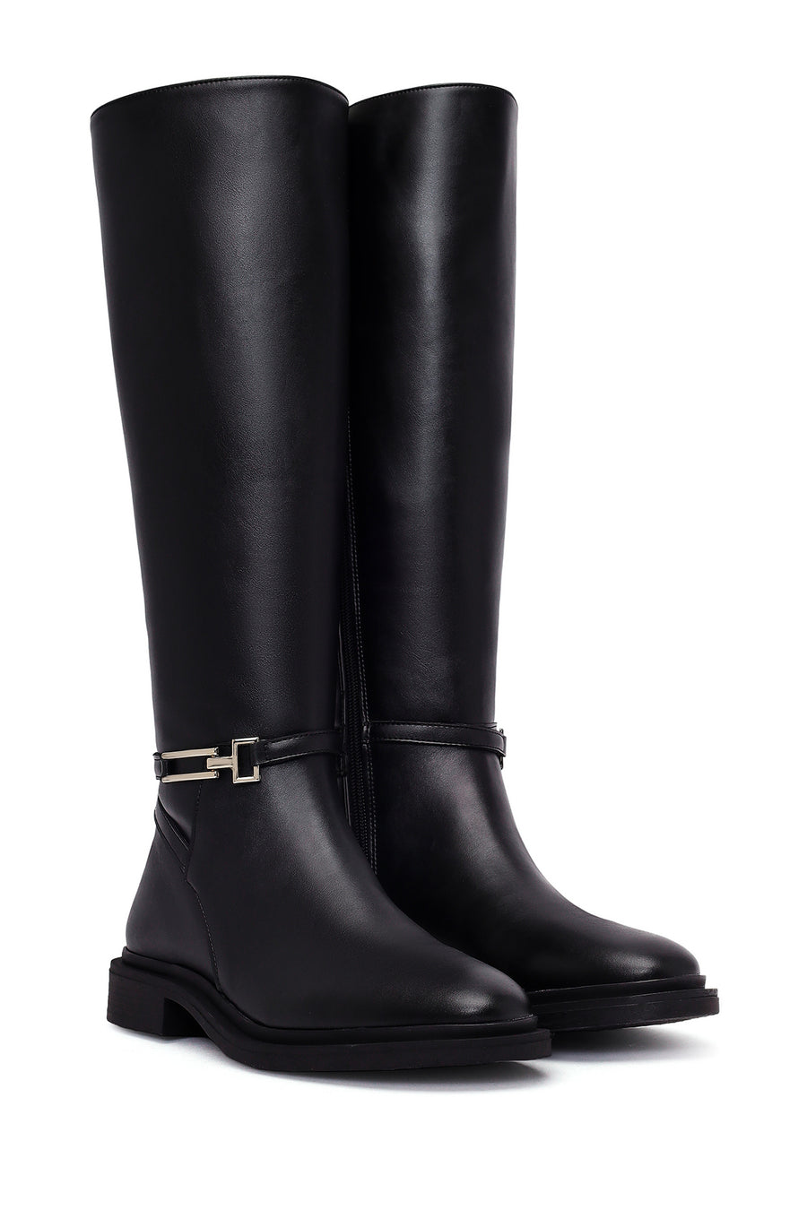 Women's Black Zippered Boot