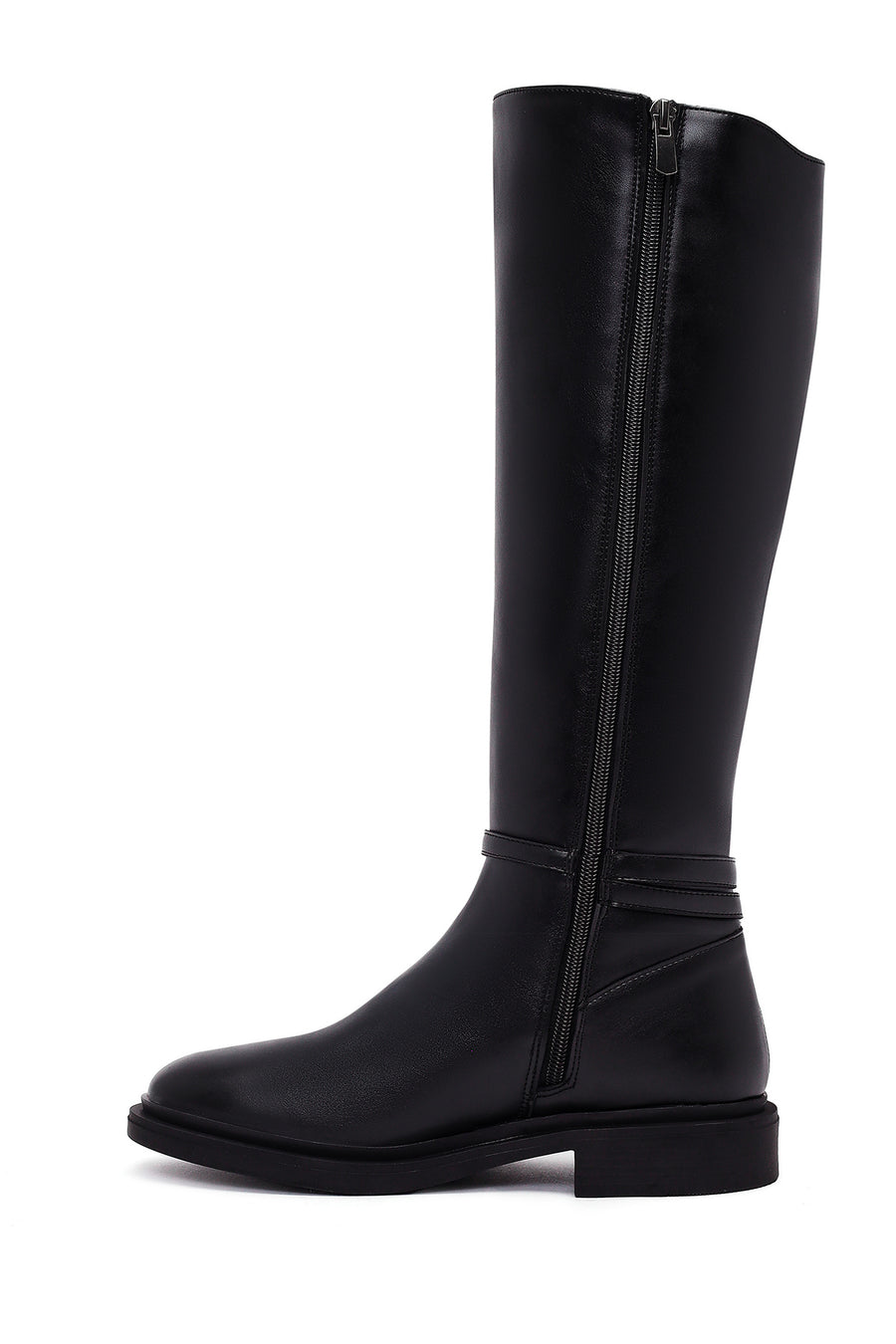 Women's Black Zippered Boot