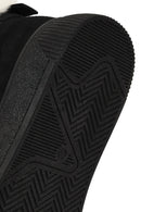 Women's Black Chunky Sole Tassel Suede Teddy Boots | Derimod