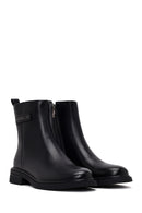 Women's Black Zipper Boots | Derimod