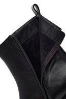 Women's Black Zipper Boots | Derimod