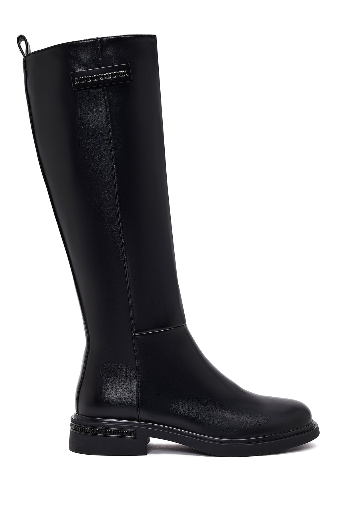 Women's Black Zippered Boots 25WFE494918 | Derimod
