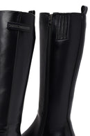 Women's Black Zippered Boots | Derimod