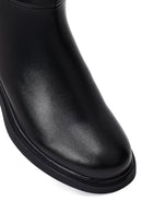 Women's Black Zippered Boots | Derimod