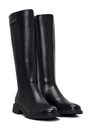 Women's Black Zippered Boots | Derimod