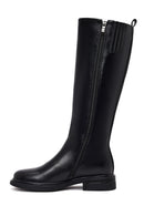 Women's Black Zippered Boots | Derimod