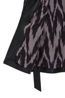 Scarlet Woman Black Fur Collar Leather Coat | Derimod