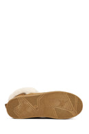 Woman Tan Thick-Soled Tasselled Suede Teddy Boots | Derimod