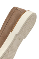 Erkek Bej Süet Deri Casual Loafer | Derimod